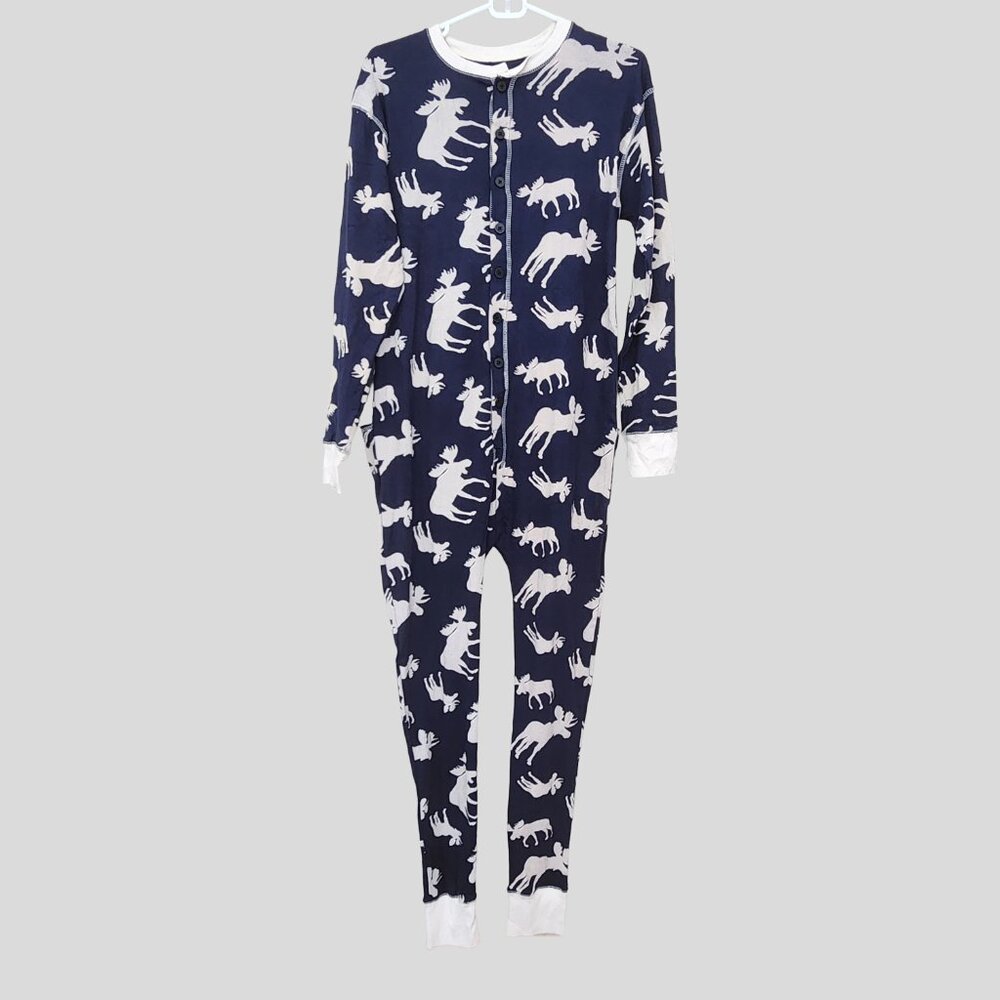 Lazy One Flapjack Adult PJs "Don't Moose with Me", Medium - Picture 3 of 6